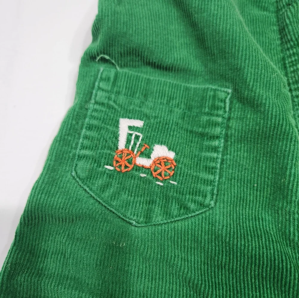 Healthtex Green Kids Corduroy Overalls